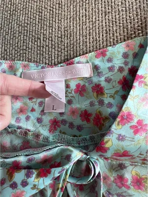 Vintage Victoria’s Secret Silk Wrap Top thumbnail 4