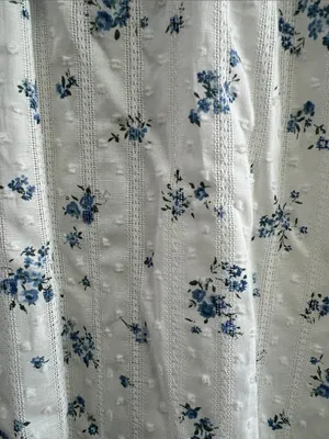 Last One!! Floral Stripe Clip Dot Sleeveless Maxi Dress. Size Small thumbnail 11