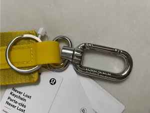Lululemon NWT Never Lost Keychain Maize Yellow Graphite Grey thumbnail 5