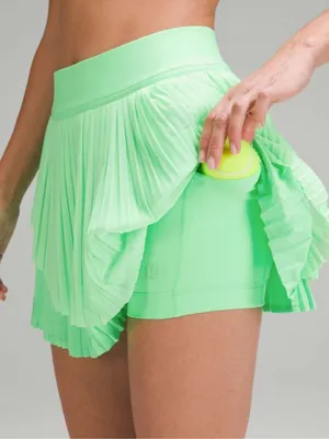 Lululemon Tiered Pleats‎ High-Rise Tennis Skirt Pistachio thumbnail 2
