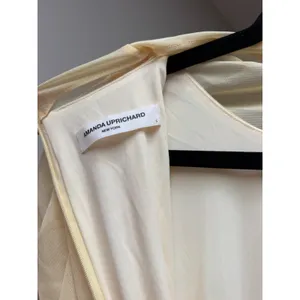 Amanda Uprichard Evianna Gown in Cornsilk Yellow Size Small thumbnail 7
