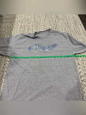 Vintage Grey USA Short Sleeve thumbnail 6