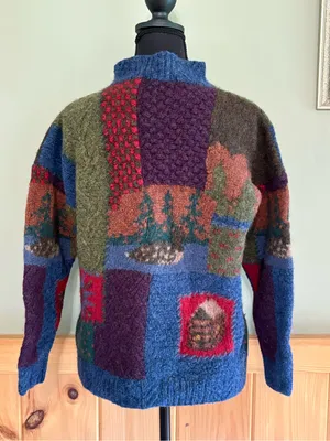 Vintage Woolrich Cabin theme Sweater Size Medium thumbnail 4