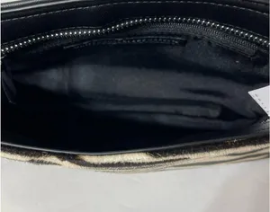 White House Black Market Zebra Calf Hair Leather Clutch thumbnail 9