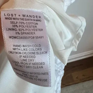 Like New! Lost + Wander White Lace Madonna Lily Maxi Dress | Size L thumbnail 7