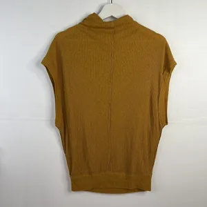 We The Free People Size S Top Madeline Anthro Relaxed Golden Haze Yellow Women's thumbnail 12