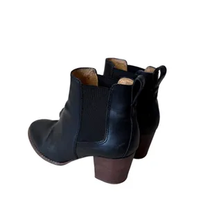 Black Leather Madewell Ankle Boots Booties Women's Size 7 thumbnail 4