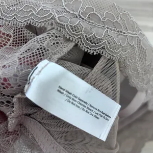 Pearl‎ by Venus Mauve Floral Lace Bralette XXL Wireless Padded Longline Bra thumbnail 4