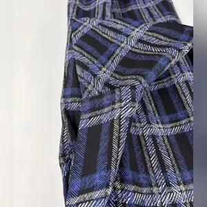 Tyler Boe women’s bell long sleeve silk sheath dress blue black pattern size s thumbnail 4