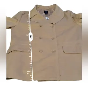 Gap Y2K Double Breasted Jacket Tan Corduroy Size‎ L NEW Deadstock thumbnail 5