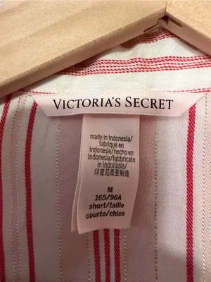Victoria's Secret Candy Cane Striped Pajama Set Size Medium thumbnail 5