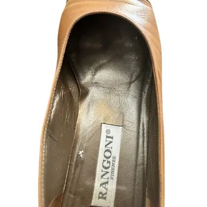 Y2K Rangoni Firenze Tan Leather Cap-Toe Pumps – 8.5B thumbnail 13