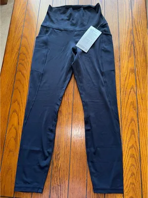 Lululemon Align With Pockets High Rise 25” Black Size 6 NWT thumbnail 3