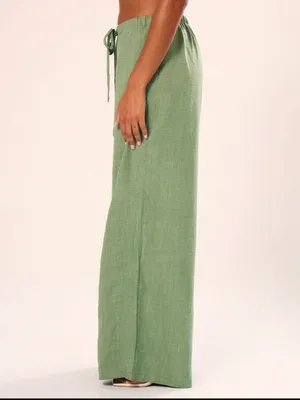 SHEIN linen trousers thumbnail 3