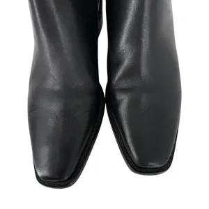 Tory Burch‎ Womens Black Leather Square Toe Chelsea Ankle Boots 143257 Size 6.5M thumbnail 9