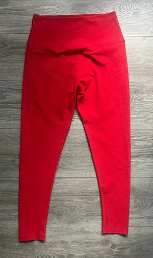 Beyond Yoga Red Space Dye Active Gym Pilâtes Workout Exercise Leggings Size XL thumbnail 1