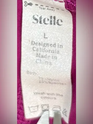 Stella L Pickleball Golf Tennis Pink Active Skort w Built-In Pocketed Shorts thumbnail 6