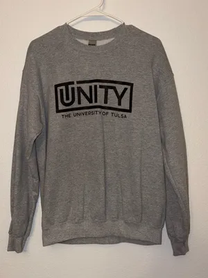 University of Tulsa Sweatshirt Black Wall Street Holy Ground Crewneck M thumbnail 2