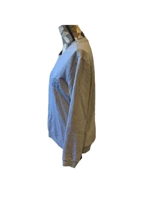 ADIDAS Gray Long Sleeve Logo T-shirt size medium thumbnail 3