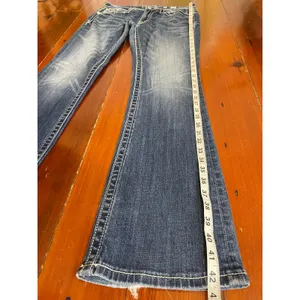 Miss Me Signature Boot Jeans 30 Fleur De Lis Embroidered Bootcut Denim thumbnail 11
