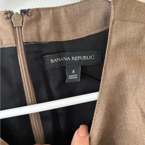 Banana Republic Tan Midi Dress thumbnail 2