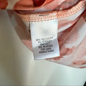 NEW Dana Buchman XS Cowl Neck Sleeveless Abstract Top terracota casual workwear thumbnail 9