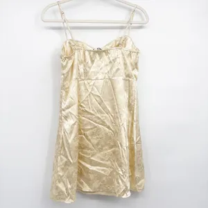 Princess Polly Womens Champagne Pop Dragon Jacquard Satin Glam Mini Dress Size 8 thumbnail 11