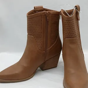 Dolce Vita Kirby Ankle Boot Women 6.5 Tan Western Shoes Cowboy Cowgirl Pointed thumbnail 2