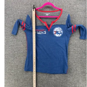Philadelphia 76ers Womans Shirt Large Distressed Streetwear Championship Playoff thumbnail 12