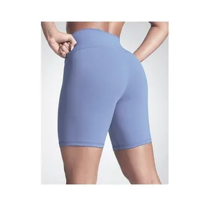 CRZ Yoga Blue Butterbreeze Biker Shorts SMALL 6" Inseam Fast Drying High Waisted thumbnail 6