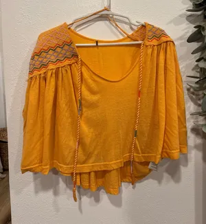 Free People Top Orange thumbnail 1