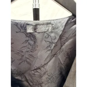 Old Navy Vintage 2000's Women's Black Pinstripe Goth Office Low Cut Vest/Waistcoat XL thumbnail 3
