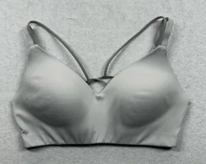 Gymshark Sports Bra White Strappy Back Padded Adjustable Straps Women’s XS S thumbnail 1