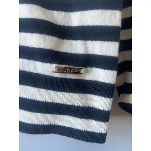Tommy Hilfiger Black and White Stripe Funnel Neck Long Sleeve Top thumbnail 3