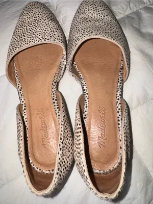 Madewell Black Vamp Spotted Cream Loafers thumbnail 11