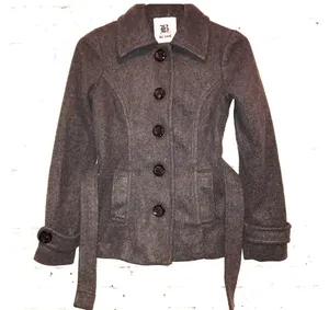 Be cool Gray Button Down Coat thumbnail 2