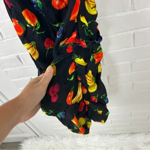NWT We Wore What Ronnie Ruched Fruit Print Mini Dress Size XL thumbnail 9