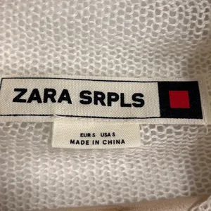 Zara SRPLS Turtleneck Sweater Womens‎ S Cream Sheer Open Knit Minimalist Neutral thumbnail 6
