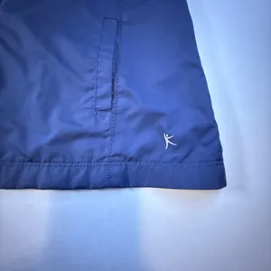 Danskin Now Womens Navy Blue Mesh Lined Full Zip Windbreaker Jacket Large 12-14 thumbnail 5