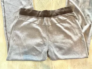 Columbia Like new Omni-Wick bootcut taupe and chocolate brown sweatpants. Sz M thumbnail 4
