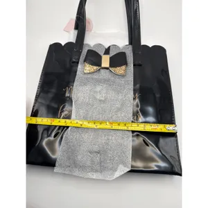 May your Day be as‎ Flawless as your Hair Black and gold glam Tote thumbnail 5