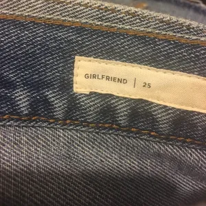 Patched distressed girlfriend jeans cropped denim thumbnail 5