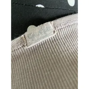 Brandy Melville John Galt Womens Top‎ Taupe Ribbed Button Up Zelly Y2K Cropped thumbnail 8