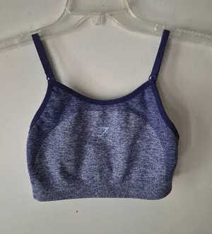 Gymshark Blue Seamless Sports Bra thumbnail 1