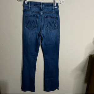 MOTHER The‎ Hustler Ankle In One Trick Pony High Rise Flare Denim Jeans thumbnail 7