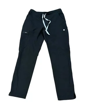 FIGS Yola High Rise Scrub Pants Black XS/P Nurse Healthcare Hospital Uniform thumbnail 1