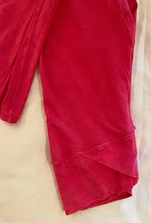 Aerie Hot Pink Crossover Flare Leggings thumbnail 3