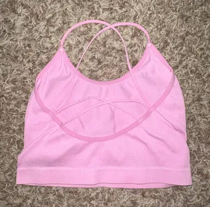 Target Pink Ribbed Crop Tank thumbnail 3