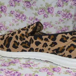 Gypsy Jazz Leopard Print Slip-On Canvas Sneakers/Loafers, sz 10 thumbnail 5