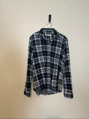 Faherty The Legend Sweater Shirt Size Small Plaid‎ thumbnail 2